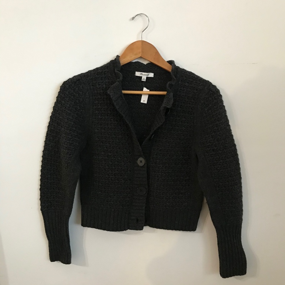 Madewell Knit Longsleeve Button Up Sweater